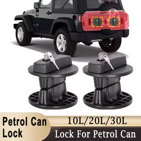 1/2Pcs Strong Fuel Can Lock Bracket Mount for 10 20 30L Jerry Can Gas Diesel Fuel Tank Oil Container