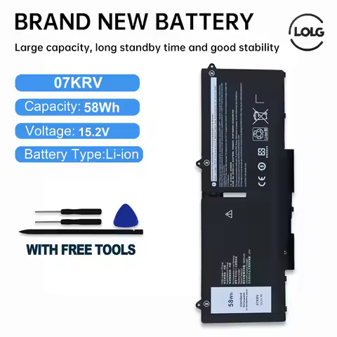 LOLG 07KRV Laptop Battery For DELL Latitude 5430 5530 5330 7530 7430 7330 Precision P104F005 P104F00