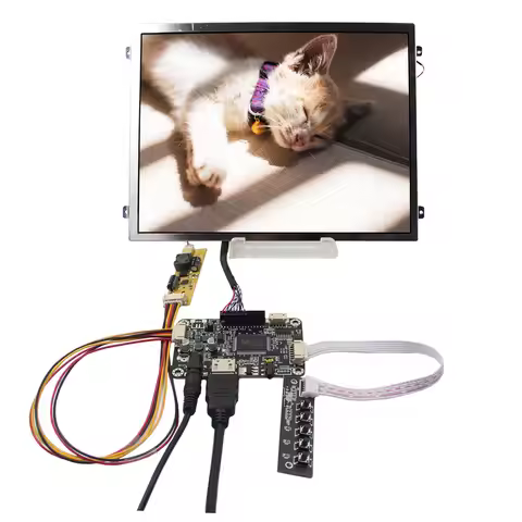 VSDISPLAY 10.4 inch IPS VS104T-003A 1024x768 Brightness 500nit LCD Screen with HD MI VGA Audio LCD C