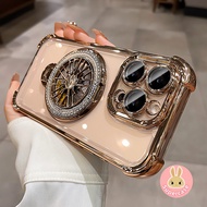 Gyroscope Stress Relief Holder Phone Case For Honor 600 Lite Power2 Play 10 20 9T 3 Y9s X8C X8D X7C 