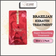 BRAZILIAN KERATIN Hair Treatment (RED) / Rawatan Rambut Keratin Brazilian / Hair Repair 50ml Per Pac