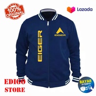 [BERGARANSI !!] EDIGO STORE Jaket Baseball Varsity Pria Wanita Logo eiger hero Jaket Bomber Pria Ter