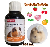 Beaphar Cavi Fruit บีฟาร์ **น้ำ**- เควี่ฟรุต วิตามินซีสกัดเข้มข้น วิตามินน้ำและเกลือแร่สำหรับสัตว์ฟันแทะ (100 ml.)