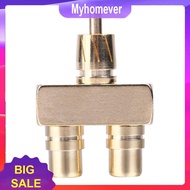 [MYHO]RCA AV Audio Video Splitter Adapter 1 Male to 2 Female Converter Connector