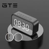 GTE Bluetooth Speaker Alarm Clock LED Electronic Clock Temperature Snooze HD Mirror Audio - Fulfilled by GTE SHOP