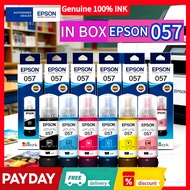 Original Epson 057 ink bottle for L8050, L18050 Printer Black Cyan Magenta Yellow Light C Light M