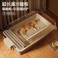 Semi-Enclosed Oversized Litter Box Anti-High Open Cat Cat Box Anti-Belt Anti-Belt Cat Toilet Supplie