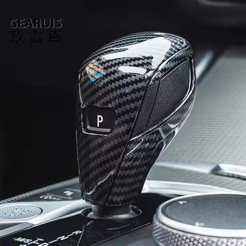 For BMW G20 G21 X3 G01 X4 G02 2022 G29 G22 G23 G26 F40 F44 G42 Carbon Fiber Gear Shift Knob Cover Tr