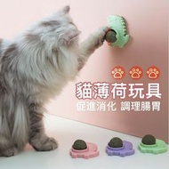 其他品牌 - 貓咪玩具球 貓薄荷球 逗貓球 旋轉磨牙棒 潔齒球 1個 顏色隨機