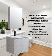 [AZGROUP] High Grade PVC 60cm Bathroom Cabinet