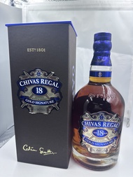 皇家芝華士（Chivas Regal）18年黃金簽名版調和蘇格蘭威士忌 750ml  C36