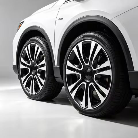 4Pcs 15 Inch Universal Car Wheel Covers 15KY Hubcaps Silver White Black Auto Rim Protector Trim Styl