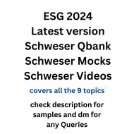 ESG schweser 2024 materials