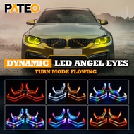 RGB LED Angel Eyes For BMW F30 F10 E90 E91 E60 E61 F34 M4 E46 F80 APP Control Turn Signal Lamp DRL D