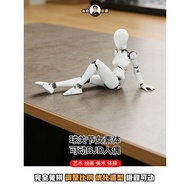 3D Printing Super Movable Cyber Doll Painter Recommendation Free Spherical Joint Body Beauty Posture
