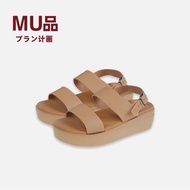 2025 Genuine Japan NEW MUJI Buyka Luozi Brooklyn Platform Sandals Outdoor Wedge Heel Shoes Platform 