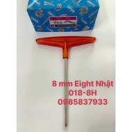 8 mm T-shaped hex wrench 018-8H Eight Japan at NTT Handheld Machine with long-term countersunk screw