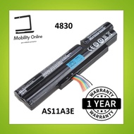Acer 3830 3830T 4830 4830TG 4830T 5830T 5830TG AS11A3E AS11A5E 3ICR19/66-2 3INR18/65-2 Notebook Lapt