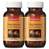 Kordel's Magnesium Amino Acid Chelate 750mg (60's / 60'sx2)