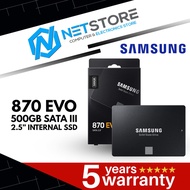 SAMSUNG 870 EVO 500GB 2.5" SATA III INTERNAL SSD - MZ-77E500BW