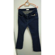 seluar jeans brand toms girl size 30 dark blue