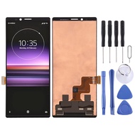 จอ OLED LCD ดั้งเดิมสำหรับ Sony Xperia 1พร้อม Digitizer ประกอบเต็มตัวเครื่อง (สีดำ)(ZSHS)