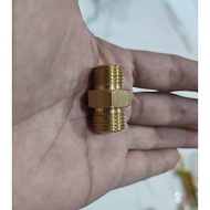 Double thread 1/ 4 inches to 5/ 16 thread diameter 13mm to 14mm hose connector
