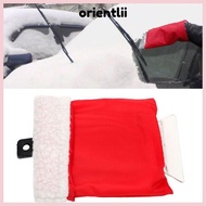 ORIENTLIIY Car Snow Scraper Glove, Warm Glove 2-in-1 Design Car Cleaning, Useful Snow Removal Scratc