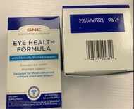 GNC EYE HEALTH健安喜藍瓶配方60粒軟膠囊越橘藍莓葉黃素（8/2024到期）