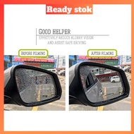 Newbee Sticker Oval Rearview Mirror Rainproof Waterproof 2pcs - TY353