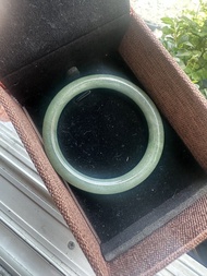 緬甸天然A貨翡翠手鐲#51細圓條