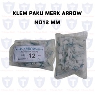 ARROW BRAND BLACK NAIL CLAMP // ARROW CONCRETE BLACK NAIL CLAMP 12,MM