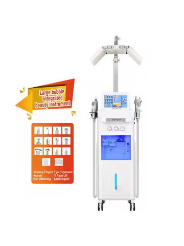 Hydro Dermabrasion Hydra Aqua Peel Machine 14 In1 With Light Best Face Cleaning Device Commerical Hy