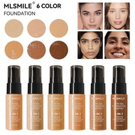 Mlsmile 6-color Liquid Foundation Oil-control Concealer Long-lasting Foundation Foundation Face O4d9