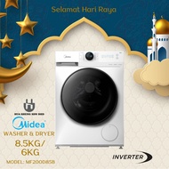MIDEA WASHER & DRYER COMBO MF200D85B 8.5KG/6.0KG INVERTER