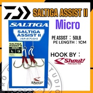 DAIWA SALTIGA ASSIST 2 MICRO ASSIST HOOK JIG HOOK FISHING HOOK