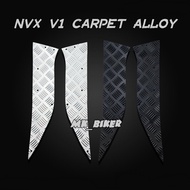 Yamaha NVX155 V1 Carpet Alloy Papan Karpet Alloy Floorboard Nvx Footstep Yamaha NVX Aerox Thailand C