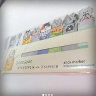 日本GORO GORO貓 得意便利貼 Stick Marker