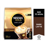 NESCAFE GOLD Dark Latte (34g X 12 Sachets)