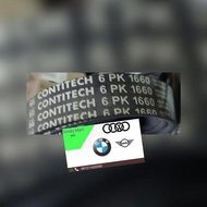 Alternator Fanbelt 6Pk1660 bmw 330 E46 M54 3,000Cc Contitech Brand