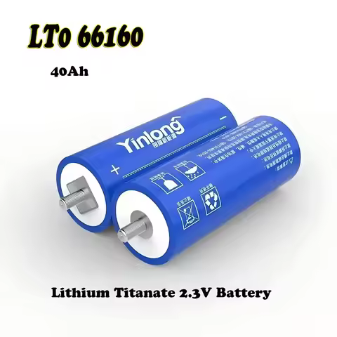 Battery 2.3V LTO 45Ah Original Yinlong LTO66160 10C Discharge DIY 12V 24V Low Temperature Resistant 