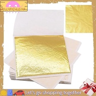Jellyfish200 PCS Gold Sheets Gold Foil for Art Gilding Flakes 8.5x8 cm Metal Gold Leaves Flakes Gold