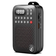 Mini LED Display Radio Portable Best Reception FM 76.0-108MHz Radios Mini LED Display Radio Portable