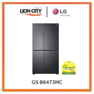 LG GS-B6473MC 647L side-by-side-fridge with Smart Inverter Compressor in Matt Black