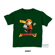 Children's Tshirt Cartoon T-Shirt Boys BOBOIBOY Football | Combat Cotton 30s S-M-L-XL