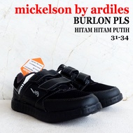 Sepatu sekolah MICKELSON by Ardiles - BURLON - size 31-34 - sepatu velcro - sepatu tanpa tali - Sepa