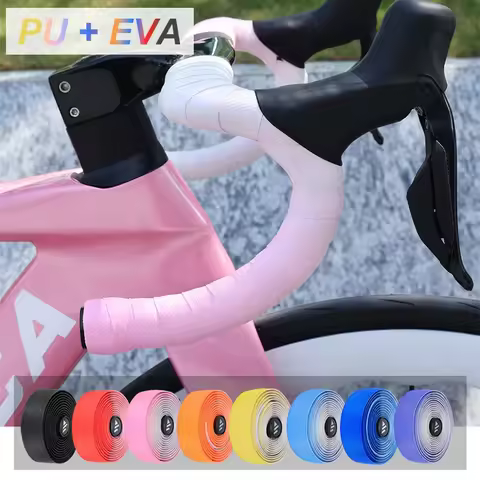 MEROCA Road bike handlebar tape EVA Shock absorb Cycling Non-slip Bar Tape 65g Soft Breathable Road 