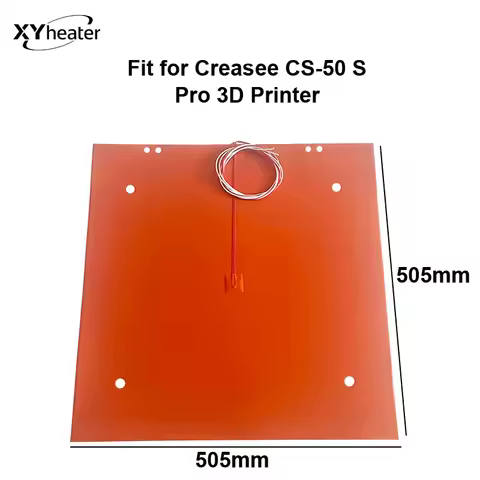 Silicone Heater Heating Pad 505x505mm for Creasee CS-50 S Pro 3D Printer
