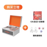 เครื่องเล่นซีดีแบบไร้สาย WhatPlus C300CD สีเงินส้ม ลำโพงบลูทูธ สไตล์วินเทจ เครื่องเล่นแบบอินเทอร์เฟซ