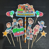 [Hot Item] Cake Topper Birthday - Omar & Hana (Set B)